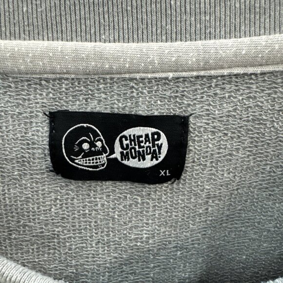 Cheap Monday Sweater Per Sweat 0240541 Gray Size XL - Picture 4 of 9